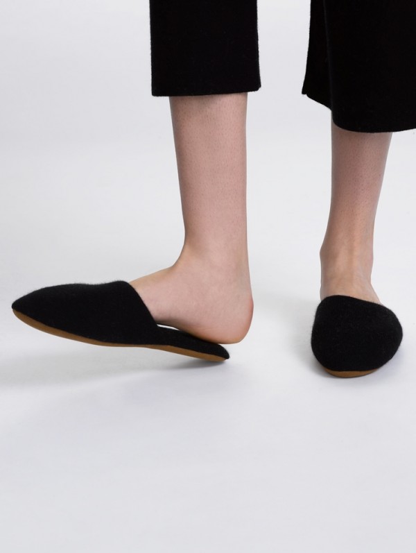 Cashmere Slide Slipper