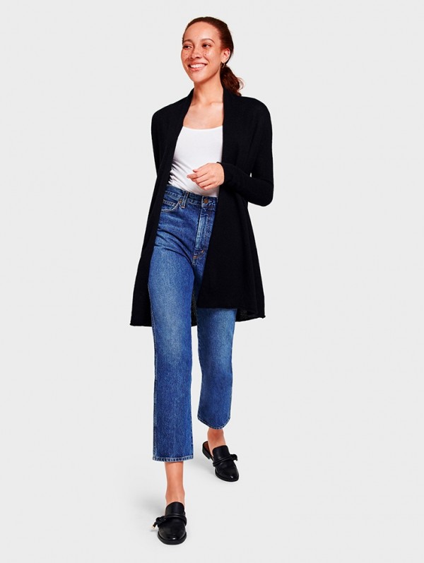 Essential Cashmere Trapeze Cardigan