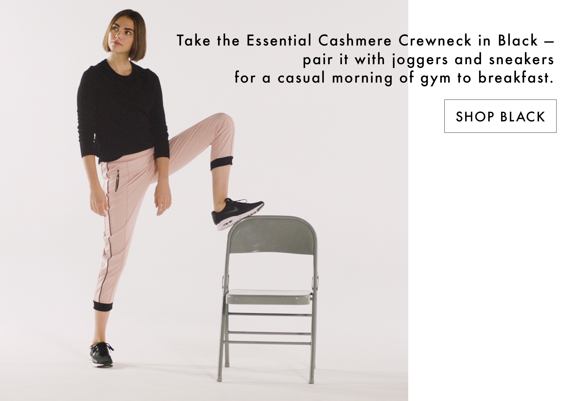 ESSENTIAL CASHMERE CREWNECK