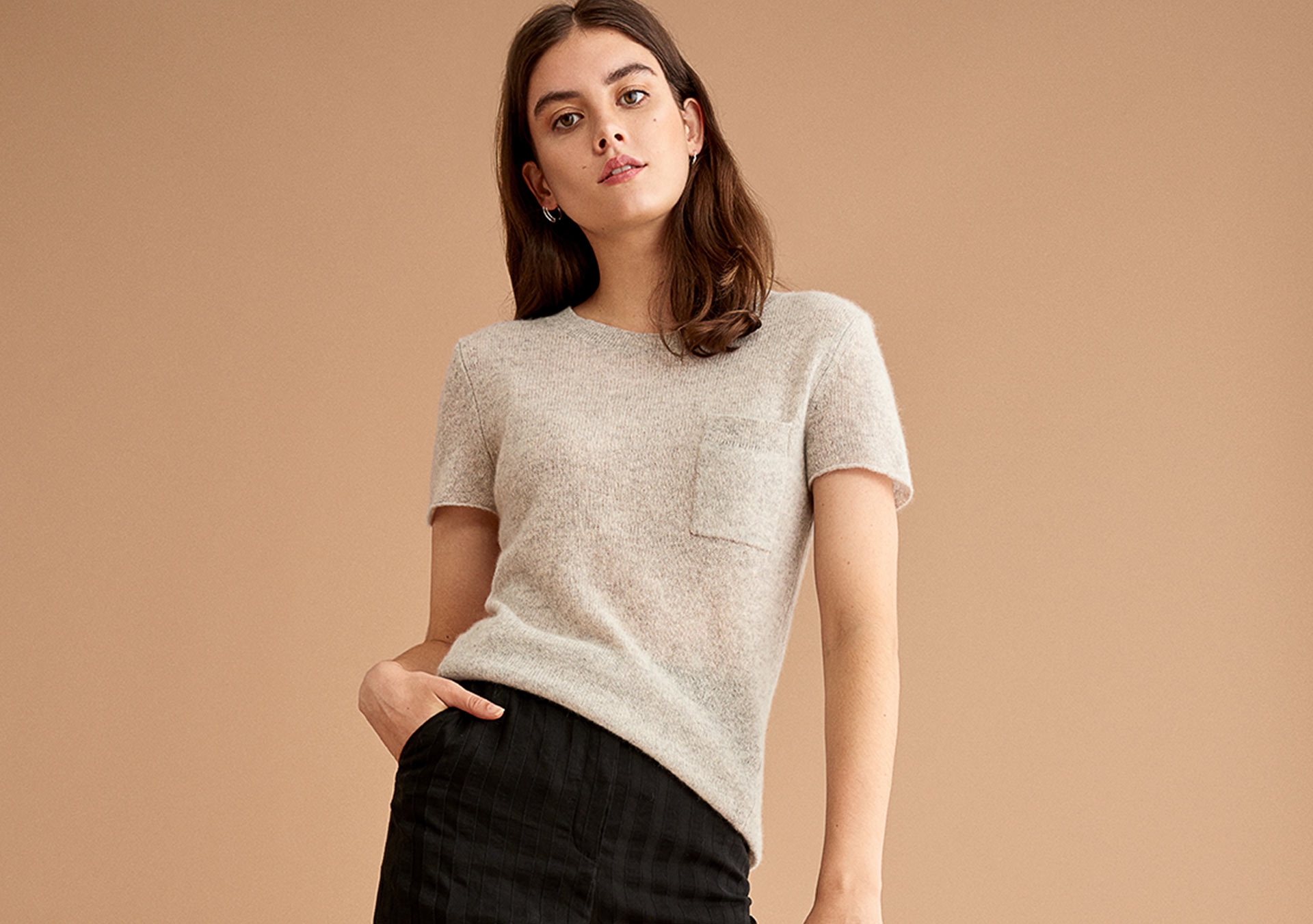 ESSENTIAL CASHMERE TEE