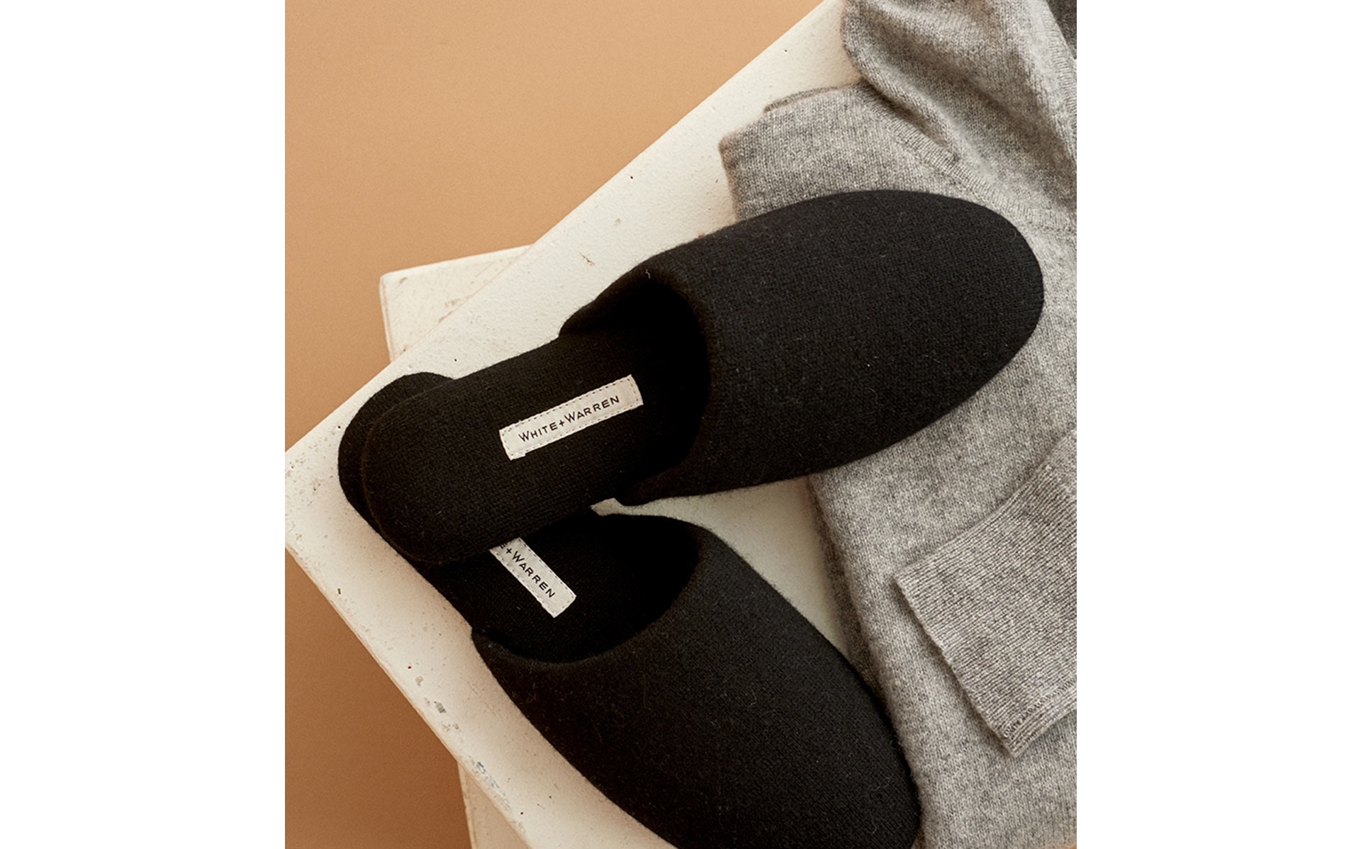 CASHMERE SLIDE SLIPPER