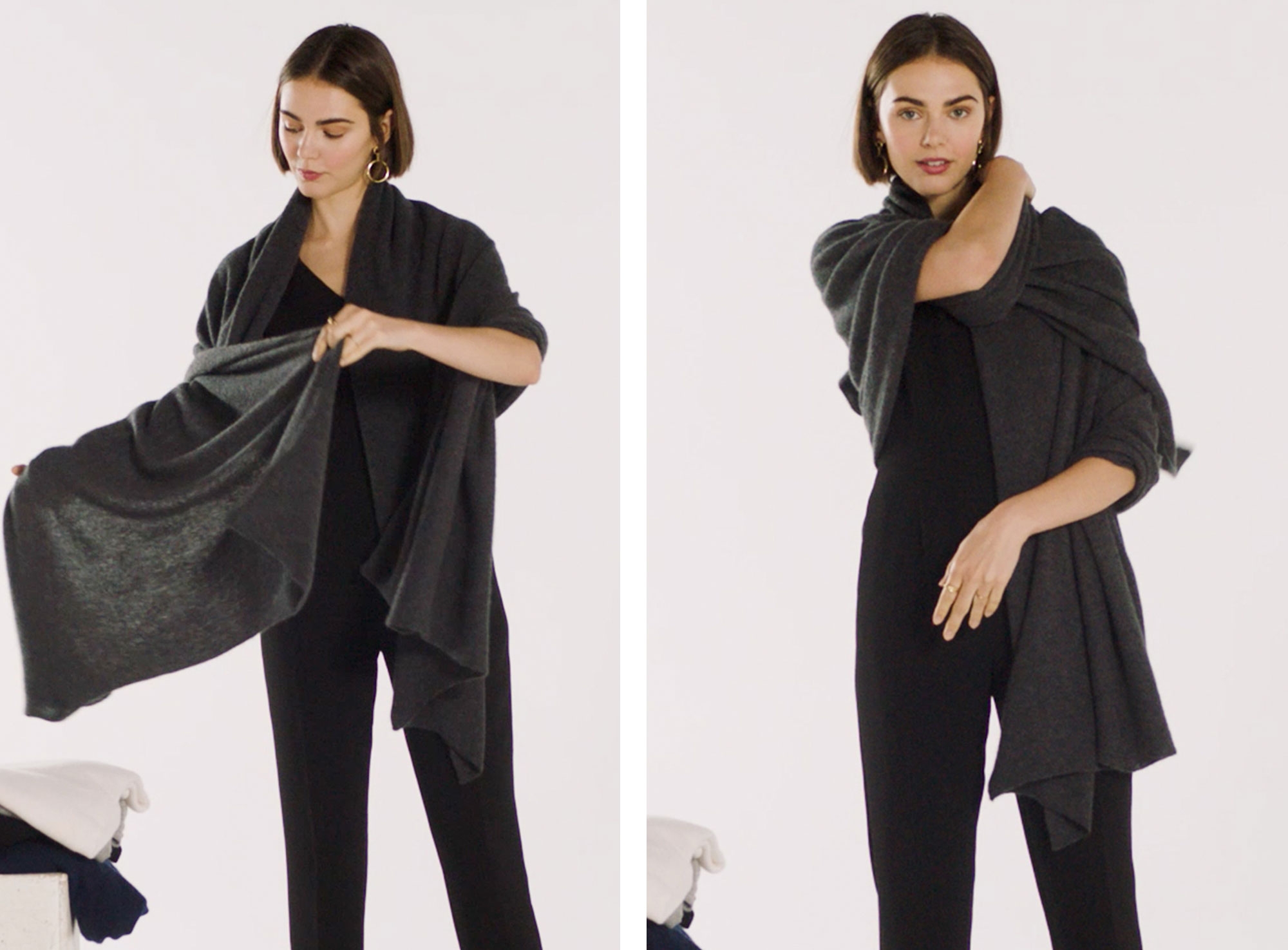 CASHMERE TRAVEL WRAP